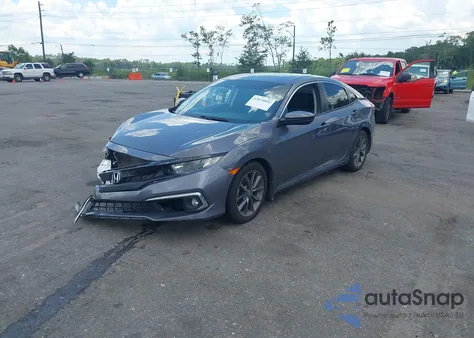 2021 Honda Civic Ex-L z USA, uszkodzony, nr VIN 19XFC1F79ME013855